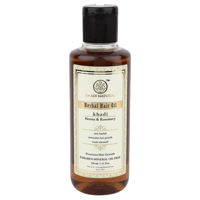 Khadi Ayurvedic Henna Rosemarry Paraben Mineral Oil Free 210ml - UNORMART