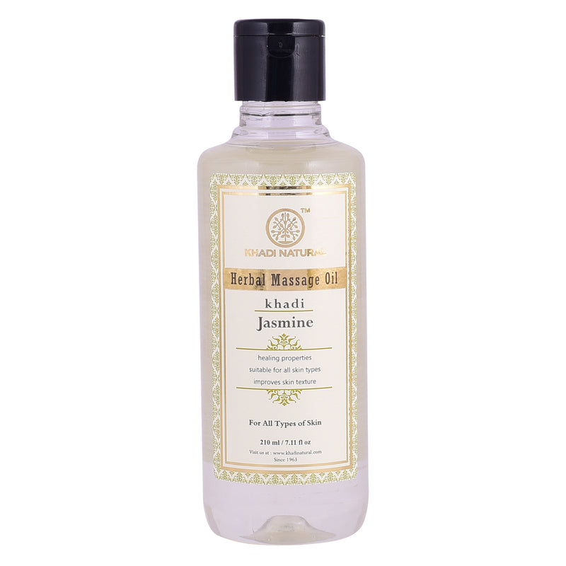 Khadi Ayurvedic Jasmine Massage Oil 210ml - UNORMART